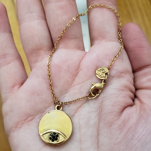 House of Harlow 1960 Jewelry - House of Harlow Gold Evil Eye Bracelet